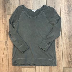 James perse vintage fleece sweatshirt